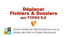 Tutoriel TYPO3 6.2 - Déplacer des Fichiers & Dossiers