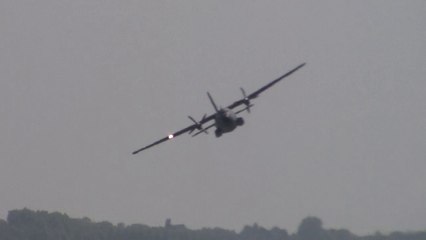 L'au revoir du TRANSALL C160 à Prouvy (16 Juillet 2015 )