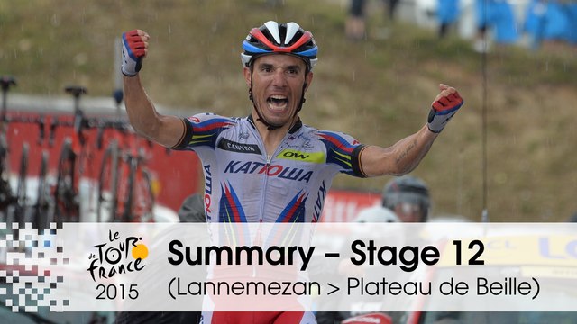Summary - Stage 12 (Lannemezan > Plateau de Beille) - Tour de France 2015