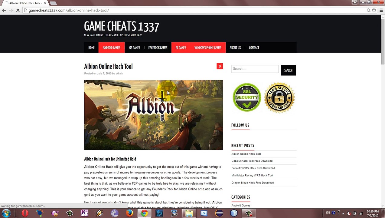 Albion Online Cheats for Windows Mac Linux Android Gold Generator