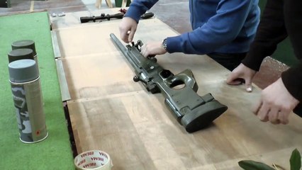 Urban Leaf Camo tutorial - Airsoft Sniper Rifle