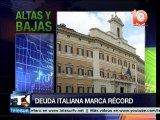 Deuda de Italia alcanza cifra récord