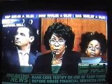 Maxine Waters spits fire at CEO Banksters