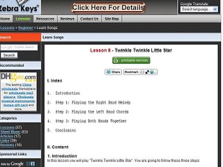 Beginner Piano Lessons - # 8 Twinkle Twinkle Little Star