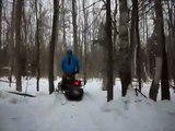 ski doo tundra snowmobile run