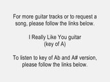 I Really Like You by Carly Rae Jepsen acoustic guitar instrumental cover with lyrics karaoke