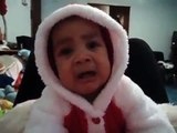 Baby Start Crying when Dad Say Merry Christmas!!!   Funny Baby Videos