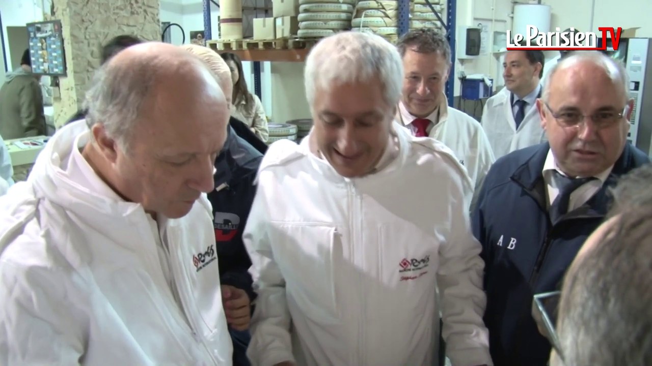 Marché de Rungis : Fabius, Hollande et «l'inversion de la croûte du fromage»