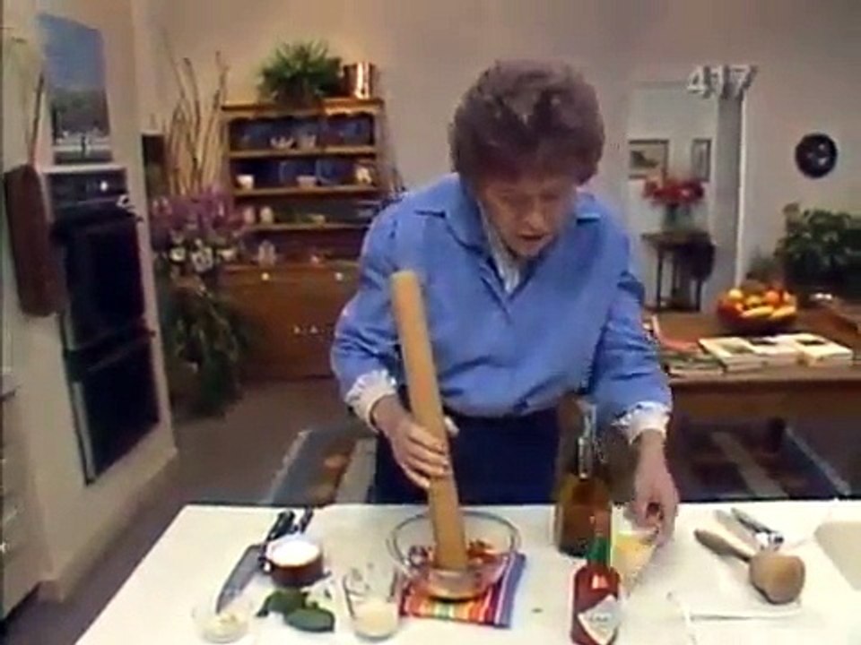 Julia Child ~ The Way To Cook ~  Lesson 4 Soups Salads and Bread