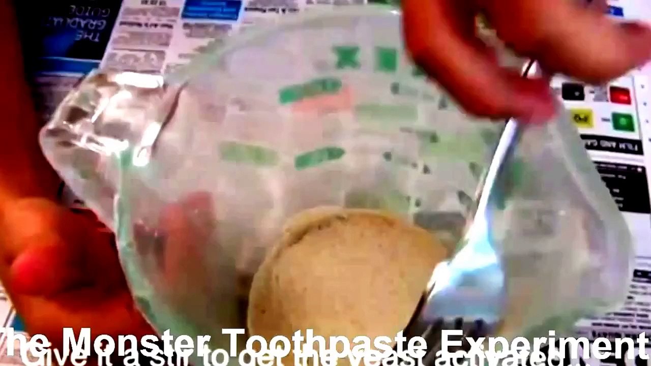The Monster Toothpaste Experiment | good science projects | science fair