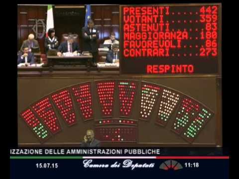 Roma - Camera - 17^ Legislatura - 462^ seduta (15.07.15)