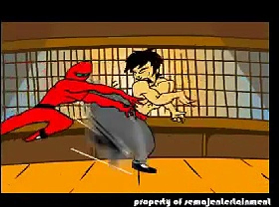 bruce lee cartoon