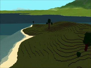 Voxel Engine - Game Update 2: Biomes, better water, better trees!