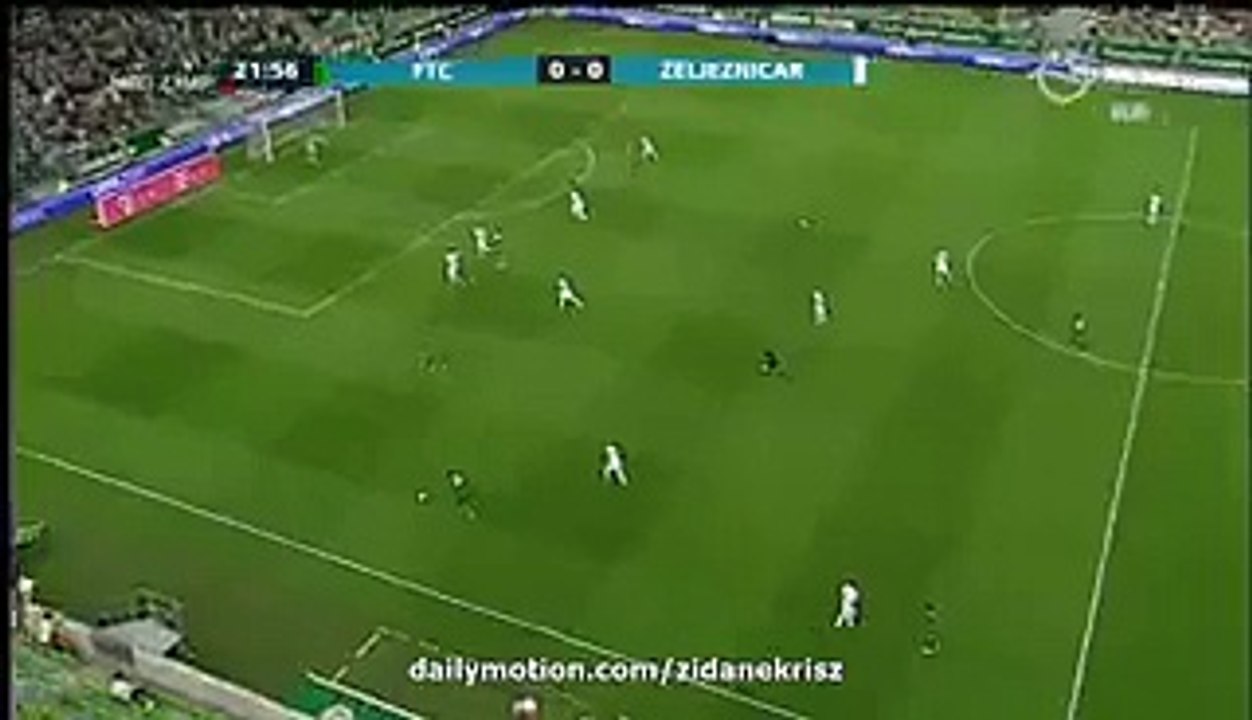 Böde Big Chance - Ferencváros v. Zeljeznicar 16.07.2015 Europa League