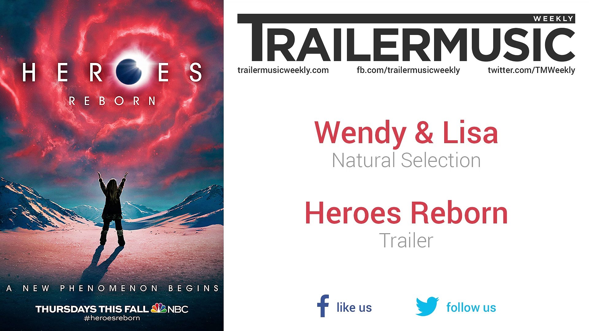 Heroes Reborn Trailer Music 1 Wendy Lisa Natural Selection Video Dailymotion