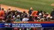 Fan Hit On The Head By Brett Lawrie’s Broken Bat At Fenway Park (RAW VIDEO)