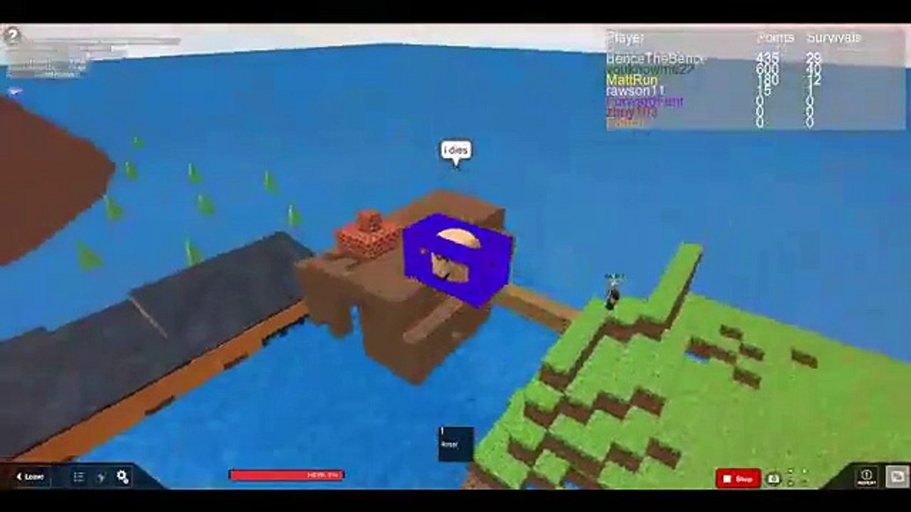 Cool Glitch on a Roblox Game Called, Can You Survive a Tsunami