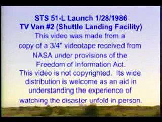 UFO surveillance at Challenger disaster