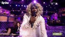 Deion Sanders Wears Wedding Dress, Sings 'Like a Virgin'