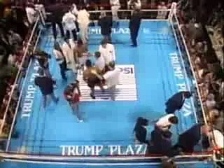 Mike Tyson v Michael Spinks, 91 second knockout, undisputed heavyweight championship 1988