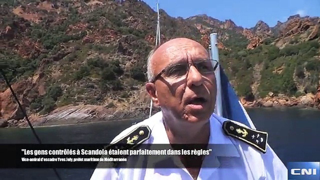 Sécurité des loisirs nautiques entre Scandola et Girolata : "Les gens contrôlés étaient parfaitement en règle"