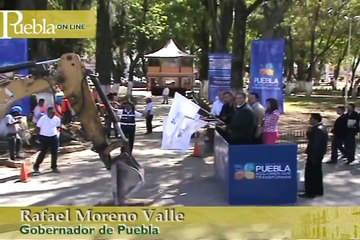 Inicio de obras de la Senda Turística de Huejotzingo