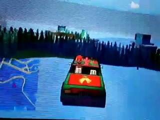 The Simpsons Road Rage Out of Map Glitch (Downtown) on GameCube