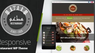 Mataam Restaurant - Responsive Wordpress Theme