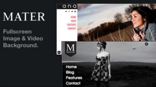 Mater - Fullscreen Image & Video Background WP
