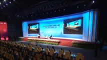 Barack Obama, President of the United States, at the APEC CEO Summit.