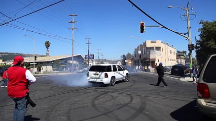 East Oakland Sideshow Smack - Gun Falls Out