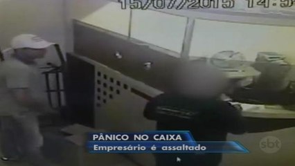 SP: Empresário é assalto em caixa de casa lotérica