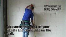 How to Finish a Wall with Acoustical Sound Panels