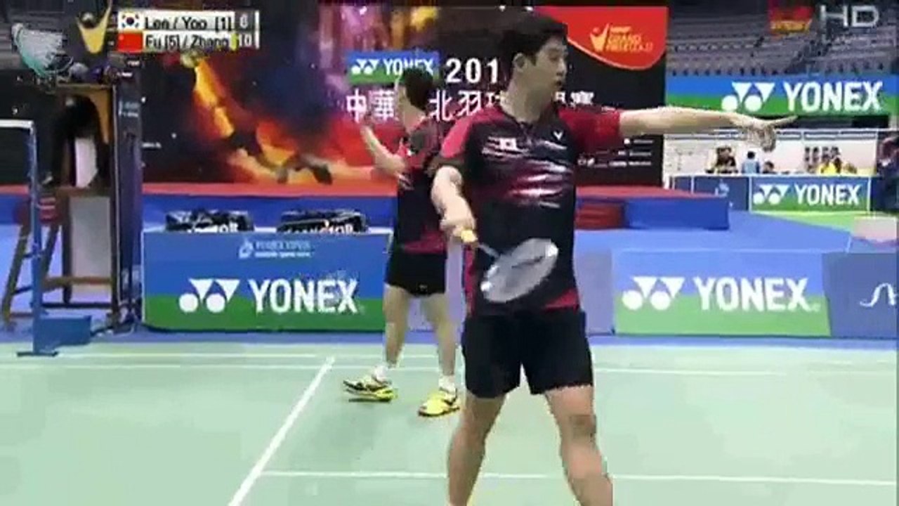 2015 Yonex Chinese Taipei Open SF [MD] LEE Yong Dae-YOO Yeon Seong vs FU-ZHANG (True Sport HD)