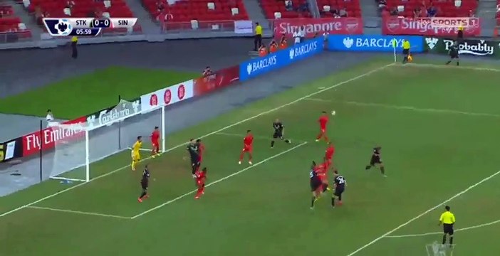Stoke City 2-0 Singapore Select XI. All Goals and Highlights 18.07.2015 HD (Barclays Asia Trophy)