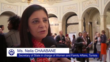 Conférence UPM:  un espace de dialogue - Neila Chaabane l Union pour la Méditerranée