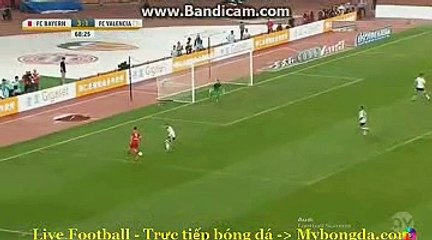 Goal Lewandowski Bayern 4-1 Valencia 18/07/2015 HD International Club Friendlies