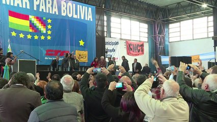 Morales resalta solidaridad del papa con litigio marítimo