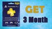 How to Redeem PlayStation Network gift card 3 Mo Membership  with Proof