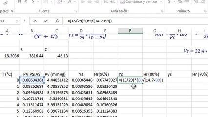 como hacer una carta sicrometrica
