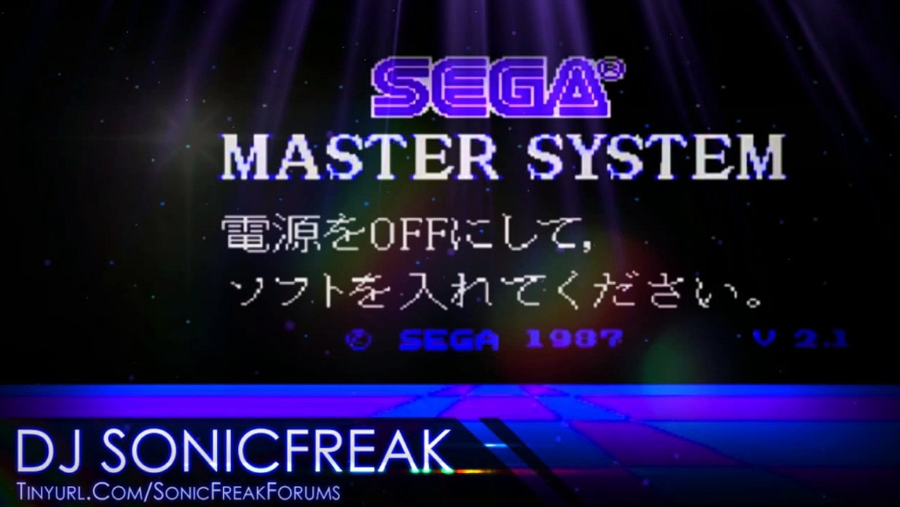 Sega Master System Startup Rap Beat - DJ SonicFreak