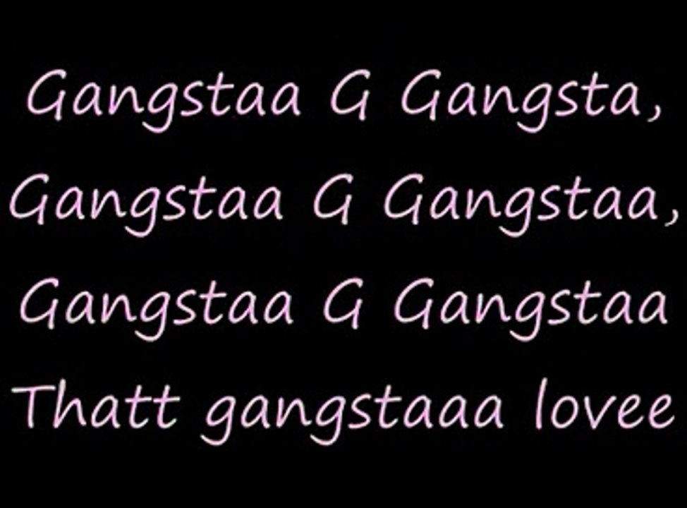 Gangsta luv Lyrics Snoop Dogg ft the Dream