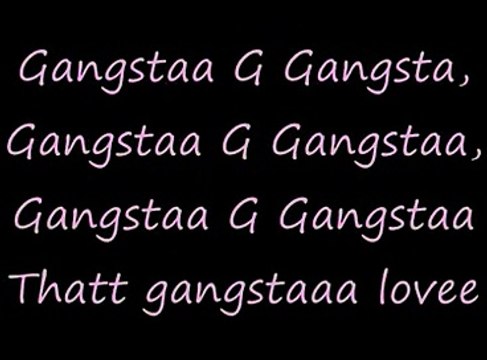 Gangsta luv Lyrics Snoop Dogg ft the Dream