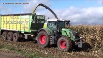 Mais Hakselen 2014 : Vital Laschet in Sibbe, 14x Fendt 939-936,Claas Jaguar 960