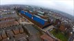 Drone camera footage of Greyfriars demolition