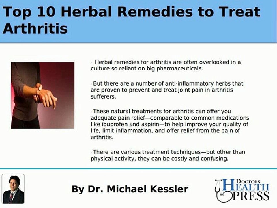 Top 10 Herbal Remedies to Treat Arthritis