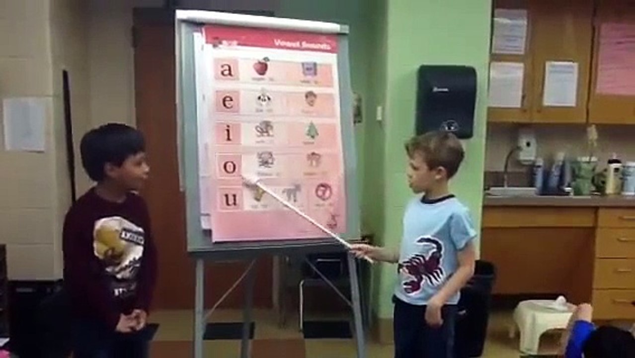 First grade Fundations lesson