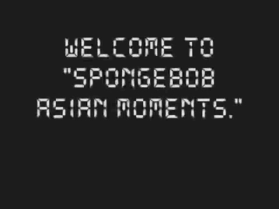 Spongebob Asian Moments