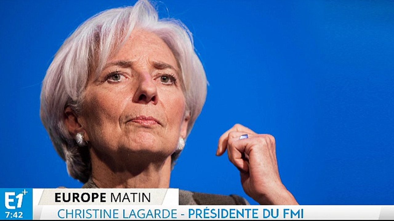 Christine Lagarde appelle à alléger la dette de la Grèce