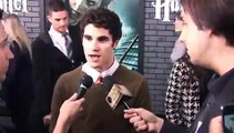 Darren Criss and Harry Potter Trio at Deathly Hallows US Premiere - LeakyNews.com
